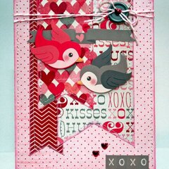XOXO Valentine card