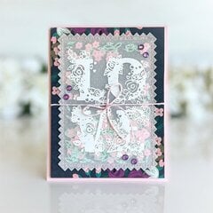 Love Vellum Pocket Shaker Card