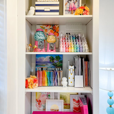 Craft Room Shelves