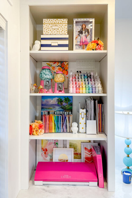 Craft Room Shelves