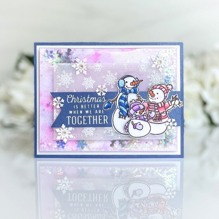 Christmas is Better Together Card