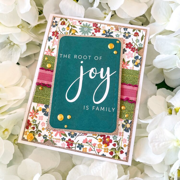 The Root of Joy is Family Card