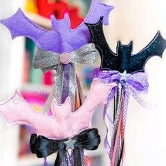 Halloween Bat Wands