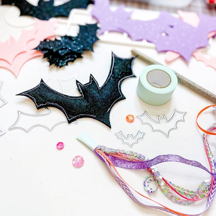 Halloween Bat Wands