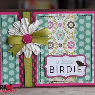 A Little Birdie Card