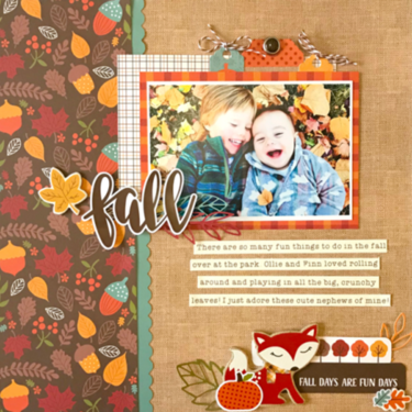 Celebrate Autumn Layout