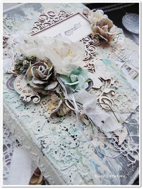 shabby notebook