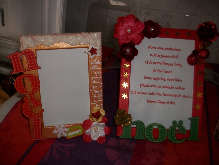 christmas Picture  frames