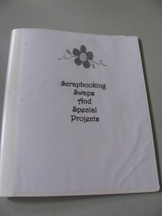 Scrapbooking swaps and other projects