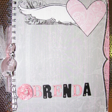 Pink hearts junk journal!