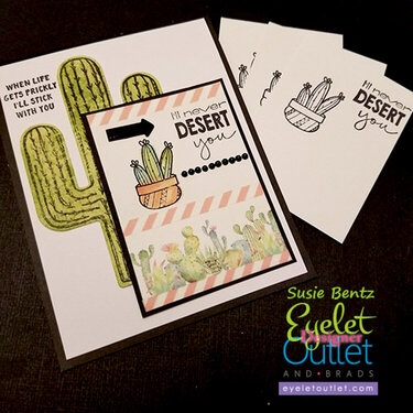 Desert Cactus Friend Card