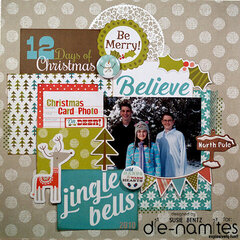 Christmas layout with DieNamites