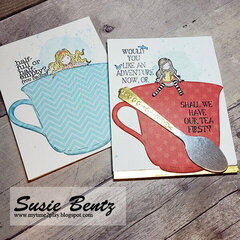 Tea Cup Cards with Eileen Hull Teacup Scoreboards Sizzix Die