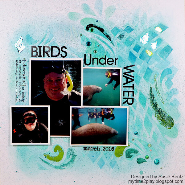 Birds Under Water Manatee layout