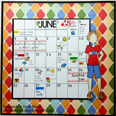 June Calendar Layout