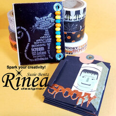 Halloween MIni Album with Eileen Hull Tiny Book Die