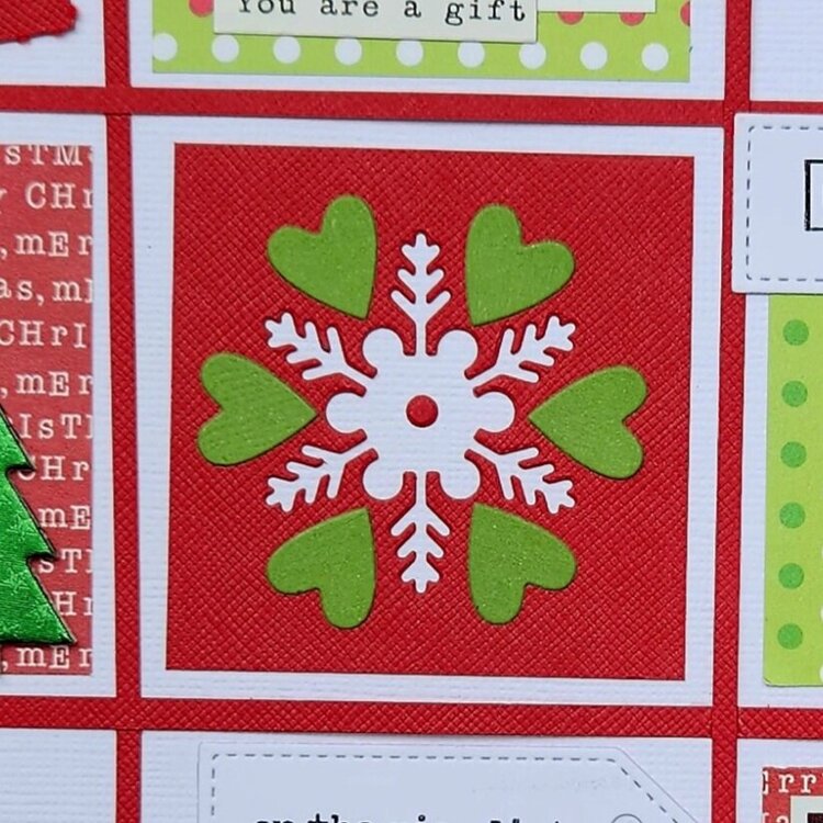 Christmas Grid Layout with Eileen Hull Thinlits