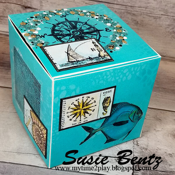 Decoupage Ocean Gift Box