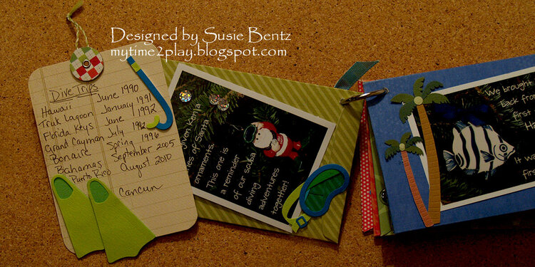 Top 10 Christmas Ornaments Mini-Album Journal tag