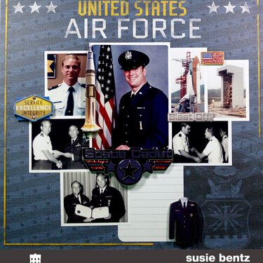 U.S. Air Force Space Cadet  *Paper House*