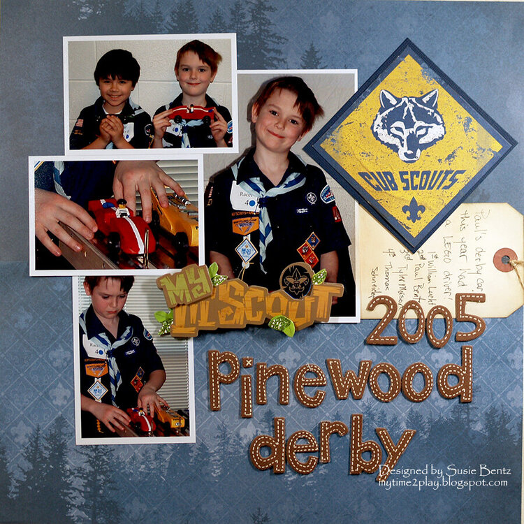 2005 Pinewood Derby **Paper House**