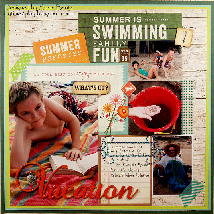 Summer Memories: Vacation  **Want2Scrap**