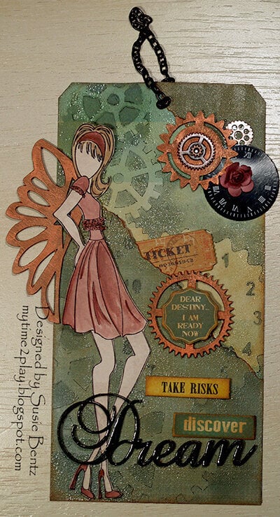 Steampunk Dream tag *Want2Scrap* *Quick Quotes*