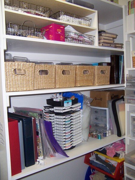 Organize Your Stuff Challenge 2010 - Scraproom Before Pics