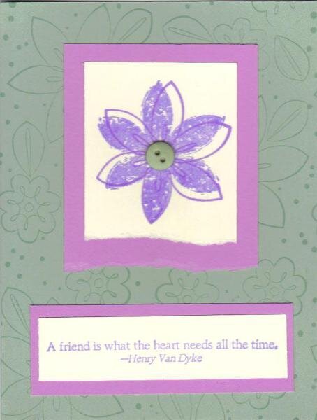 Card a day - Friend