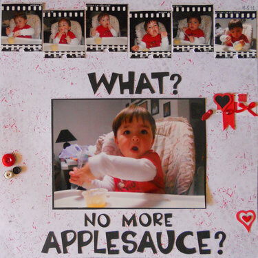 What?  No more applesauce?