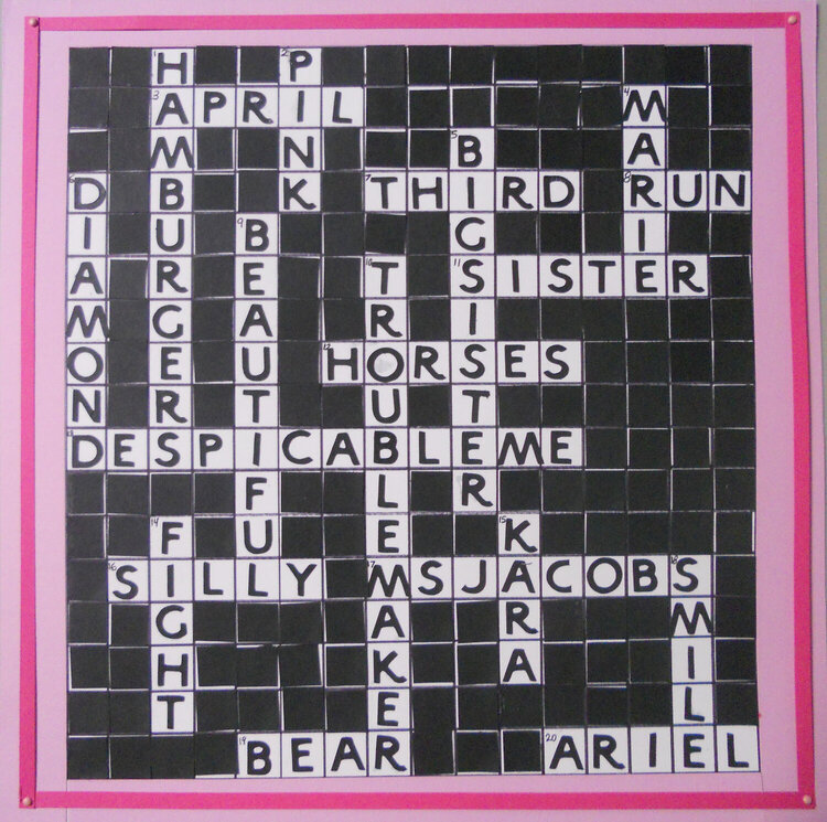 Ariel Crossword Puzzle Page 2 of 2