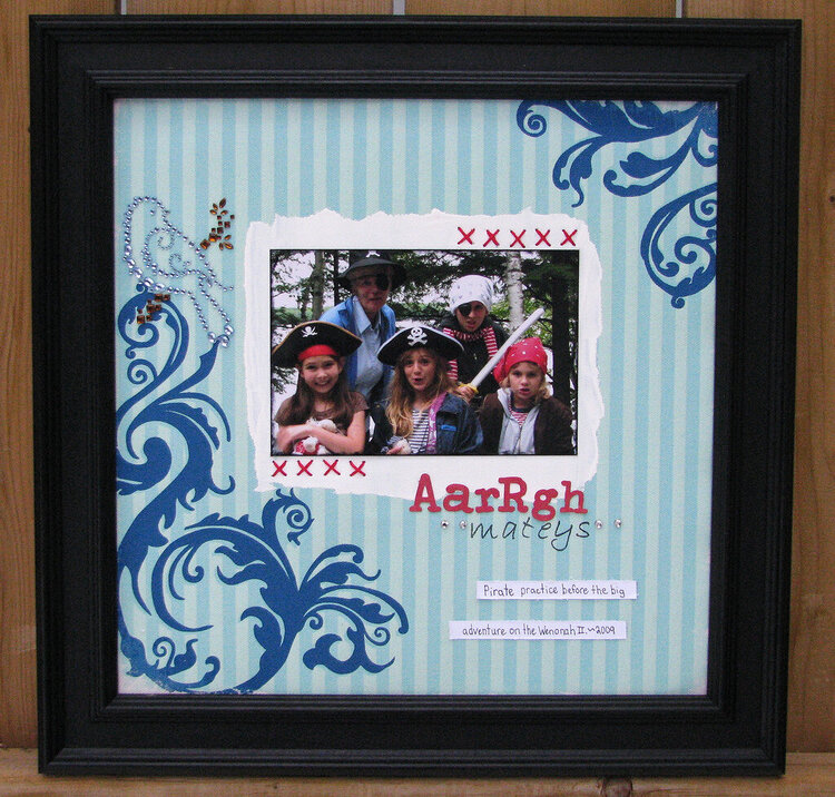 Aarrgh Mateys with frame