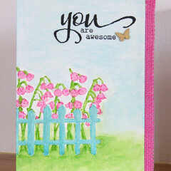 You are Awesome - feminine card