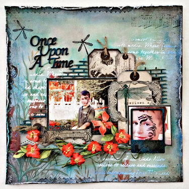 &quot;Once Upon A Time&quot; DT work Creative Embellishments and Flying Unicorn