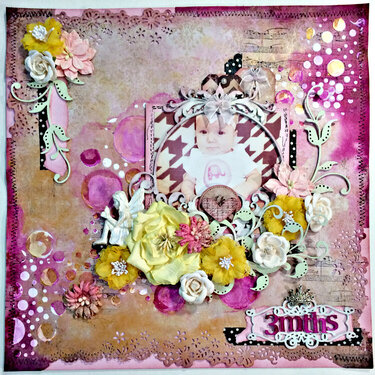 &quot;3mths&quot; DT work Creative Embellishments and CT work Flying Unicorn