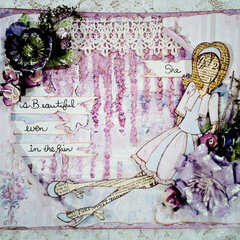 "Journal page" **CT work Flying Unicorn** Coffee and Muse Blog Hop