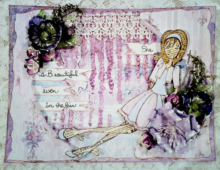 &quot;Journal page&quot; **CT work Flying Unicorn** Coffee and Muse Blog Hop