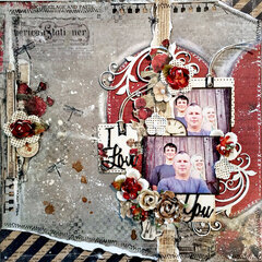 "I love you" DT Work Creative Embellishments