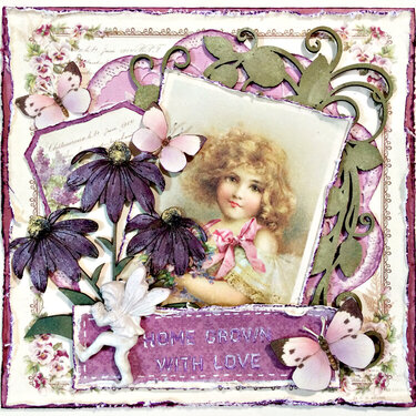 Card made for DT work Creative Embellishments and Flying Unicorn KOM