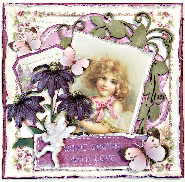 Card made for DT work Creative Embellishments and Flying Unicorn KOM