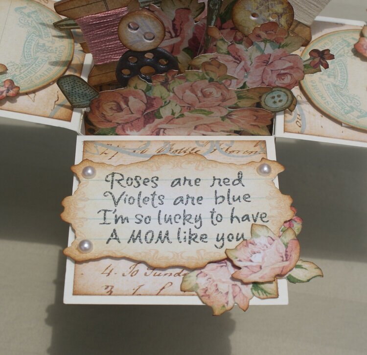 Card in a box for Mother&#039;s Day
