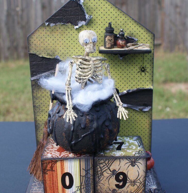 Creepy Witch&#039;s Lair Halloween Countdown