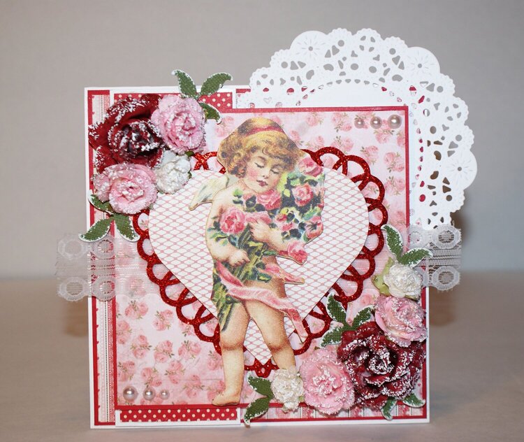 Floral Valentine&#039;s Day Card