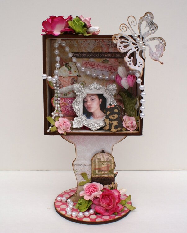 &quot;Little Miss&quot; Shadowbox Stand