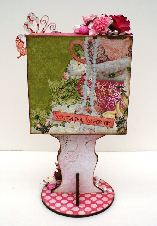 &quot;Little Miss&quot; Shadowbox Stand