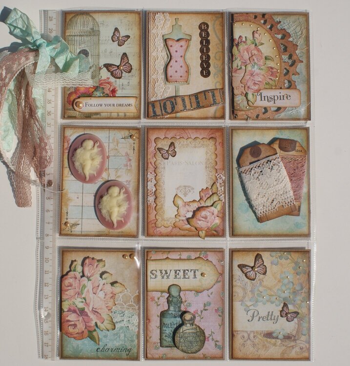 Vintage/Shabby Pocket Letter Page