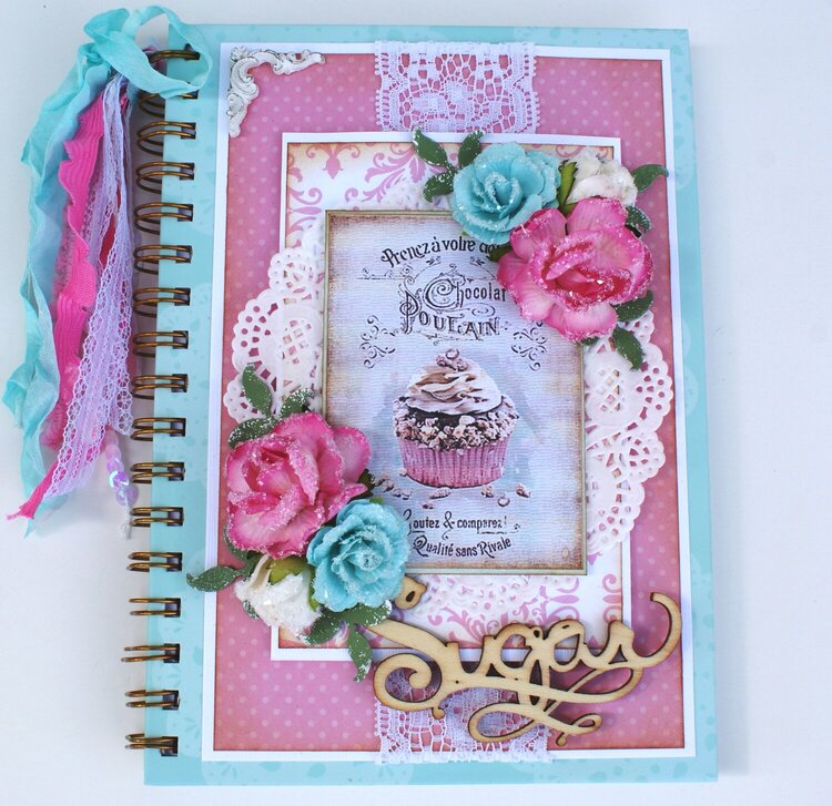 Cupcake Altered Journal