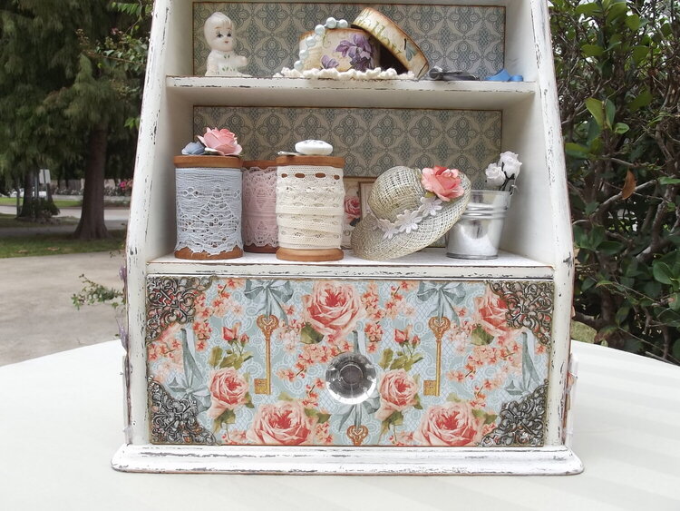 &quot;Secret Garden&quot; Vintage Display Cabinet