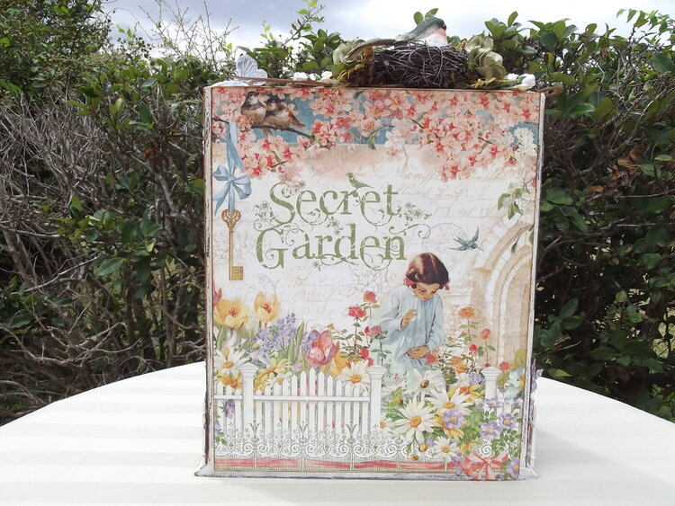 &quot;Secret Garden&quot; Vintage Display Cabinet