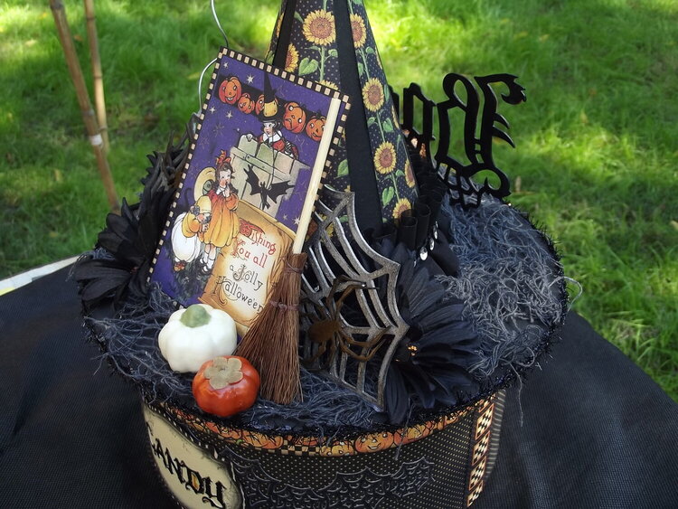 Halloween Witch Hat Candy Box